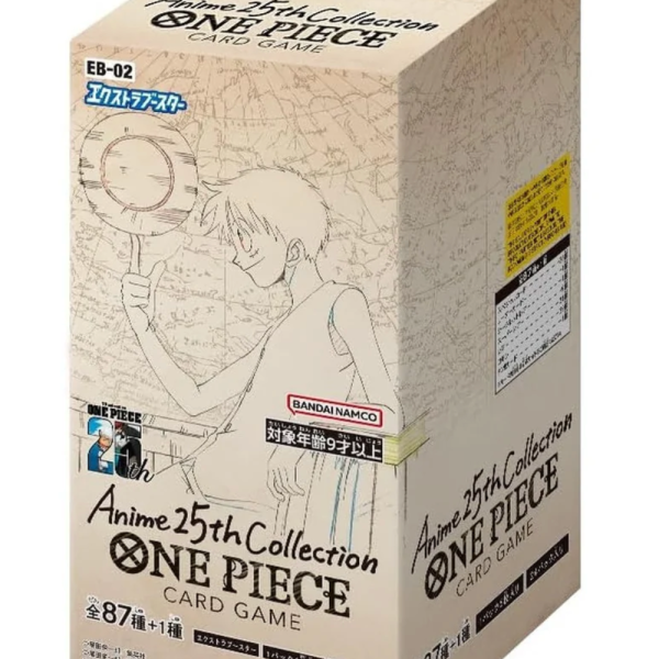 【Carton】EB-02 Anime25th collection - One Piece Booster Box Japanese (12 boxes)